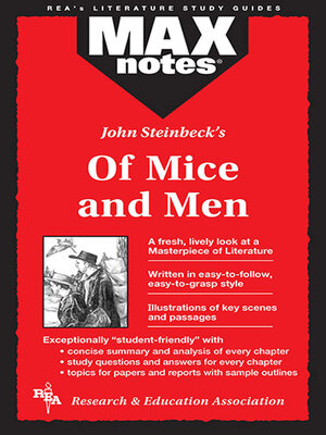 cover image of Of Mice and Men (MAXNotes Literature Guides)